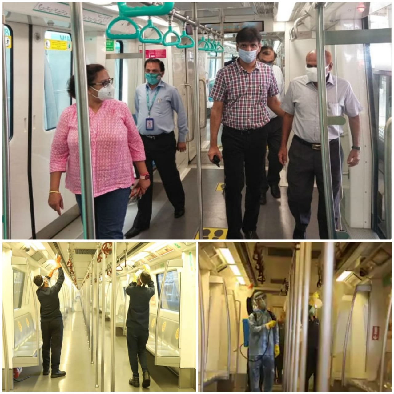 पांच महीने से थमी रही मेट्रो रेल सेवाएं सोमवार से फिर शुरू  