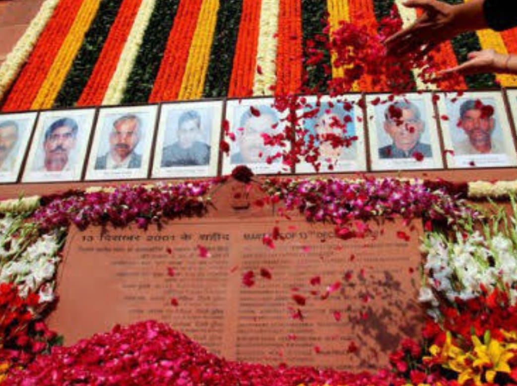 संसद भवन पर हुए आतंकी हमले की 17 वीं बरसी .