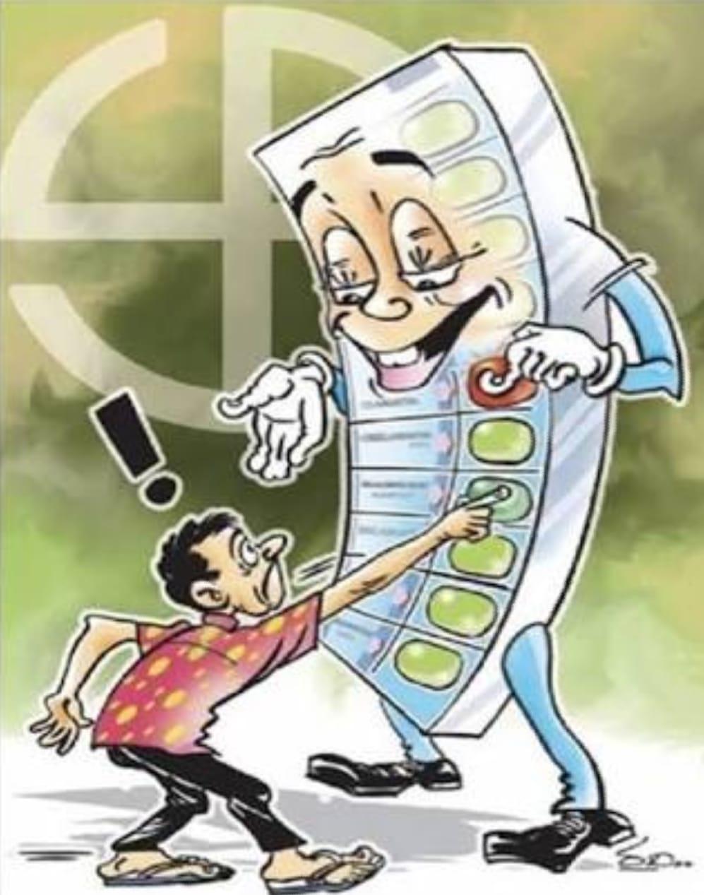 जय हो (ईवीएम) की, मतदाताओं से ज्यादा मतदान .